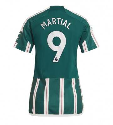 Manchester United Anthony Martial #9 Replica Away Stadium Shirt for Women 2023-24 Short Sleeve